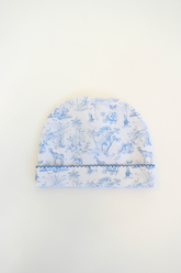 Baby Boy Toile de Jouy hat