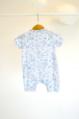 Baby Boy Toile de Jouy Pyjama Short