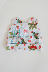 Strawberry Baby Girl Hat