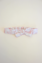 Baby Girl Toile de Jouy Headband