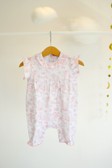 Baby Girl Toile de Jouy Short