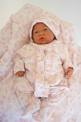 Toile de jouy Girl Newborn set compleet