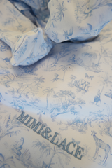 Baby Boy Toile de Jouy Blanket