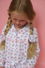 Vintage pink hair scrunch