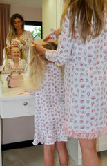 Vintage Pink Women nightdress