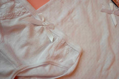 Vintage white underwear set
