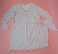 Vintage Pink Women nightdress