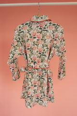 Rose Bathrobe Girl
