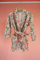 Rose Bathrobe Girl