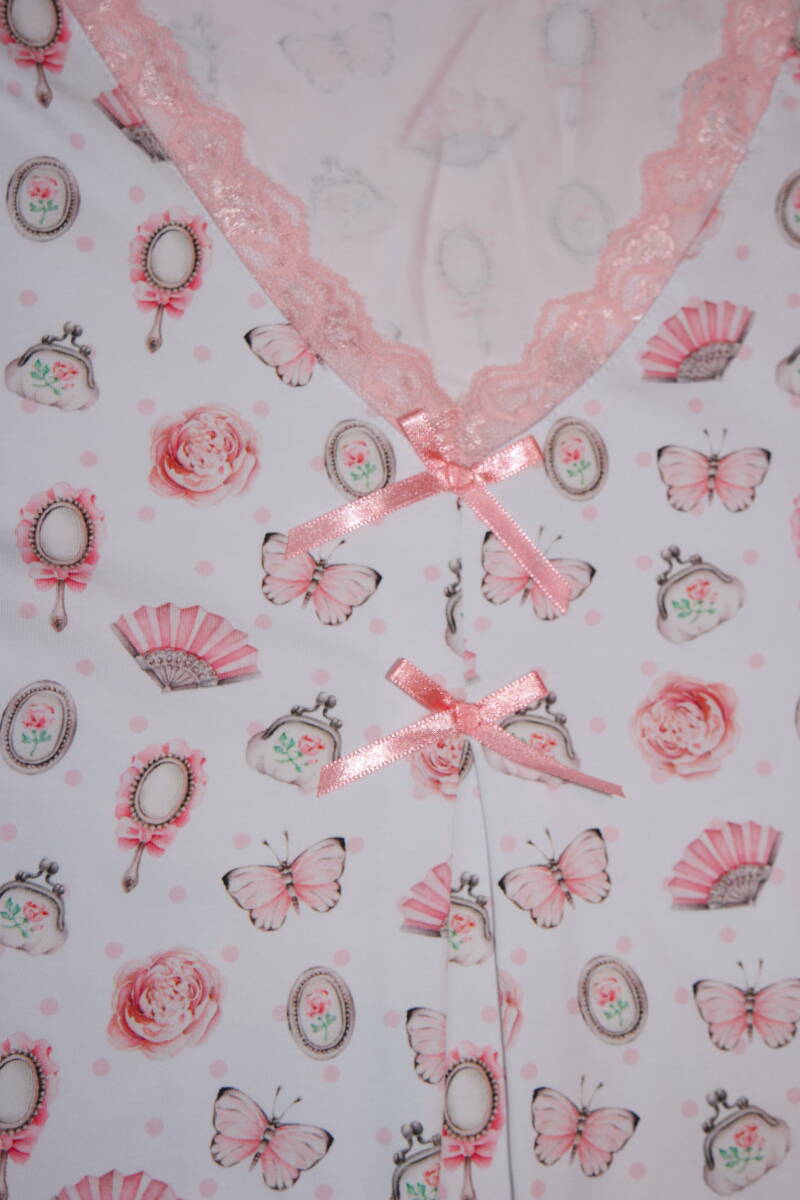 Vintage Pink Women nightdress