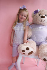 Purple rib and Lace