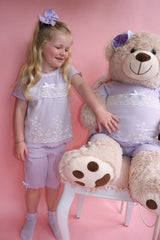 Purple rib and Lace